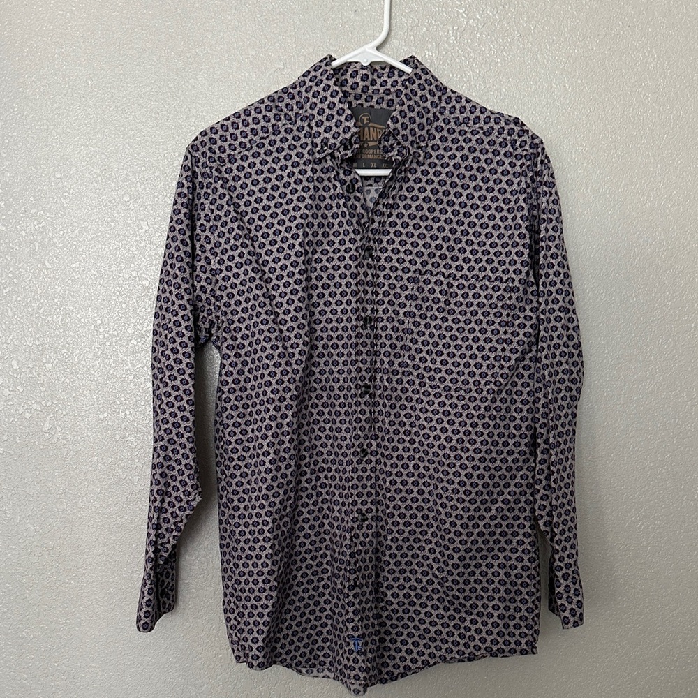 Men’s Panhandle Tuf Cooper Performance Long Sleeve Button Down Shirt